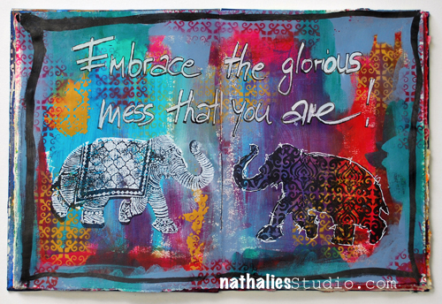 Elephant_ArtJournalspread01