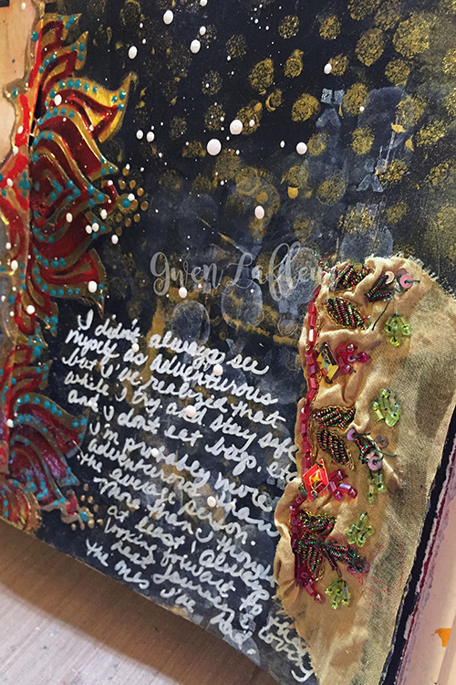 Adventure Art Journal Spread - Close-up 2 - Gwen Lafleur