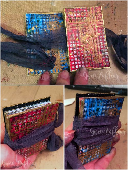 Letter to Future Self - Mini Art Journal Covers - Gwen Lafleur